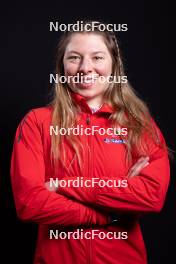 23.11.2023, Oestersund, Sweden, (SWE): Nadia Moser (CAN) - IBU World Cup Biathlon, photoshooting, Oestersund (SWE). www.nordicfocus.com. © Manzoni/NordicFocus. Every downloaded picture is fee-liable.