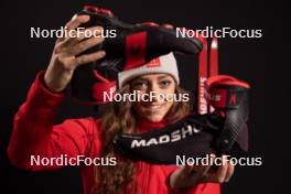 28.11.2023, Oestersund, Sweden, (SWE): Emily Dickson (CAN) - IBU World Cup Biathlon, photoshooting, Oestersund (SWE). www.nordicfocus.com. © Manzoni/NordicFocus. Every downloaded picture is fee-liable.