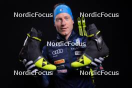 23.11.2023, Oestersund, Sweden, (SWE): Lukas Hofer (ITA) - IBU World Cup Biathlon, photoshooting, Oestersund (SWE). www.nordicfocus.com. © Manzoni/NordicFocus. Every downloaded picture is fee-liable.