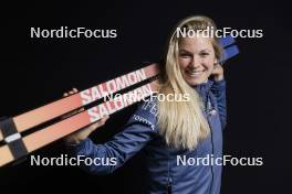 07.12.2023, Oestersund, Sweden (SWE): Jessie Diggins (USA) - FIS world cup cross-country, photoshooting, Oestersund (SWE). www.nordicfocus.com. © Modica/NordicFocus. Every downloaded picture is fee-liable.