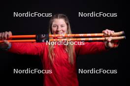 23.11.2023, Oestersund, Sweden, (SWE): Nadia Moser (CAN) - IBU World Cup Biathlon, photoshooting, Oestersund (SWE). www.nordicfocus.com. © Manzoni/NordicFocus. Every downloaded picture is fee-liable.