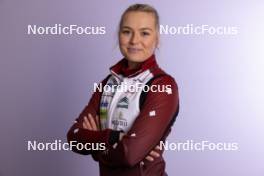 24.11.2023, Oestersund, Sweden, (SWE): Annija Sabule (LAT) - IBU World Cup Biathlon, photoshooting, Oestersund (SWE). www.nordicfocus.com. © Manzoni/NordicFocus. Every downloaded picture is fee-liable.