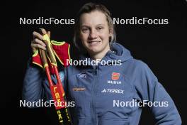 07.12.2023, Oestersund, Sweden (SWE): Victoria Carl (GER) - FIS world cup cross-country, photoshooting, Oestersund (SWE). www.nordicfocus.com. © Modica/NordicFocus. Every downloaded picture is fee-liable.