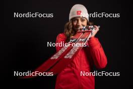 28.11.2023, Oestersund, Sweden, (SWE): Emily Dickson (CAN) - IBU World Cup Biathlon, photoshooting, Oestersund (SWE). www.nordicfocus.com. © Manzoni/NordicFocus. Every downloaded picture is fee-liable.