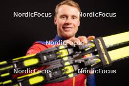 24.11.2023, Oestersund, Sweden, (SWE): Dimitrii Shamaev (ROU) - IBU World Cup Biathlon, photoshooting, Oestersund (SWE). www.nordicfocus.com. © Manzoni/NordicFocus. Every downloaded picture is fee-liable.