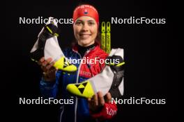 27.11.2023, Oestersund, Sweden, (SWE): Ema Kapustova (SVK) - IBU World Cup Biathlon, photoshooting, Oestersund (SWE). www.nordicfocus.com. © Manzoni/NordicFocus. Every downloaded picture is fee-liable.