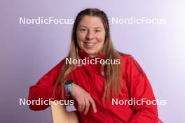 23.11.2023, Oestersund, Sweden, (SWE): Nadia Moser (CAN) - IBU World Cup Biathlon, photoshooting, Oestersund (SWE). www.nordicfocus.com. © Manzoni/NordicFocus. Every downloaded picture is fee-liable.