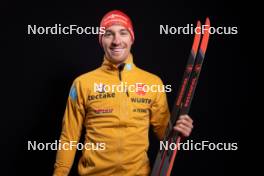 23.11.2023, Oestersund, Sweden, (SWE): David Zobel (GER) - IBU World Cup Biathlon, photoshooting, Oestersund (SWE). www.nordicfocus.com. © Manzoni/NordicFocus. Every downloaded picture is fee-liable.