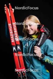 07.12.2023, Oestersund, Sweden (SWE): Emily Champion (AUS) - FIS world cup cross-country, photoshooting, Oestersund (SWE). www.nordicfocus.com. © Modica/NordicFocus. Every downloaded picture is fee-liable.