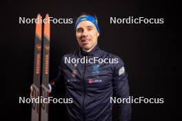 24.11.2023, Oestersund, Sweden, (SWE): Artem Pryma (URK) - IBU World Cup Biathlon, photoshooting, Oestersund (SWE). www.nordicfocus.com. © Manzoni/NordicFocus. Every downloaded picture is fee-liable.