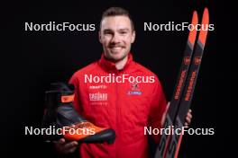 23.11.2023, Oestersund, Sweden, (SWE): Christian Gow (CAN) - IBU World Cup Biathlon, photoshooting, Oestersund (SWE). www.nordicfocus.com. © Manzoni/NordicFocus. Every downloaded picture is fee-liable.