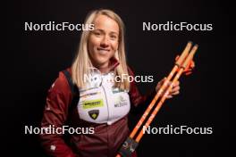 24.11.2023, Oestersund, Sweden, (SWE): Baiba Bendika (LAT) - IBU World Cup Biathlon, photoshooting, Oestersund (SWE). www.nordicfocus.com. © Manzoni/NordicFocus. Every downloaded picture is fee-liable.