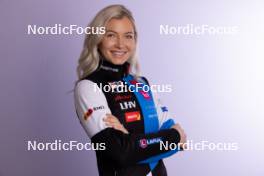 23.11.2023, Oestersund, Sweden, (SWE): Regina Ermits (EST) - IBU World Cup Biathlon, photoshooting, Oestersund (SWE). www.nordicfocus.com. © Manzoni/NordicFocus. Every downloaded picture is fee-liable.