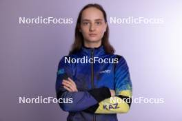 24.11.2023, Oestersund, Sweden, (SWE): Arina Kryukova (KAZ) - IBU World Cup Biathlon, photoshooting, Oestersund (SWE). www.nordicfocus.com. © Manzoni/NordicFocus. Every downloaded picture is fee-liable.