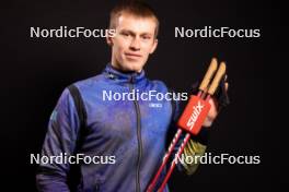 24.11.2023, Oestersund, Sweden, (SWE): Kirill Bauer (KAZ) - IBU World Cup Biathlon, photoshooting, Oestersund (SWE). www.nordicfocus.com. © Manzoni/NordicFocus. Every downloaded picture is fee-liable.