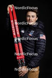 07.12.2023, Oestersund, Sweden (SWE): Will Koch (USA) - FIS world cup cross-country, photoshooting, Oestersund (SWE). www.nordicfocus.com. © Modica/NordicFocus. Every downloaded picture is fee-liable.