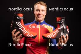 24.11.2023, Oestersund, Sweden, (SWE): Dimitrii Shamaev (ROU) - IBU World Cup Biathlon, photoshooting, Oestersund (SWE). www.nordicfocus.com. © Manzoni/NordicFocus. Every downloaded picture is fee-liable.