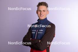 27.11.2023, Oestersund, Sweden, (SWE): Maxime Germain (USA) - IBU World Cup Biathlon, photoshooting, Oestersund (SWE). www.nordicfocus.com. © Manzoni/NordicFocus. Every downloaded picture is fee-liable.