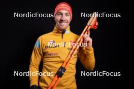 23.11.2023, Oestersund, Sweden, (SWE): David Zobel (GER) - IBU World Cup Biathlon, photoshooting, Oestersund (SWE). www.nordicfocus.com. © Manzoni/NordicFocus. Every downloaded picture is fee-liable.