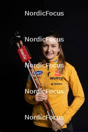 07.12.2023, Oestersund, Sweden (SWE): Katherine Sauerbrey (GER) - FIS world cup cross-country, photoshooting, Oestersund (SWE). www.nordicfocus.com. © Modica/NordicFocus. Every downloaded picture is fee-liable.