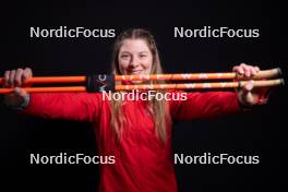 23.11.2023, Oestersund, Sweden, (SWE): Nadia Moser (CAN) - IBU World Cup Biathlon, photoshooting, Oestersund (SWE). www.nordicfocus.com. © Manzoni/NordicFocus. Every downloaded picture is fee-liable.