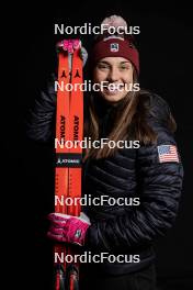 07.12.2023, Oestersund, Sweden (SWE): Julia Kern (USA) - FIS world cup cross-country, photoshooting, Oestersund (SWE). www.nordicfocus.com. © Modica/NordicFocus. Every downloaded picture is fee-liable.