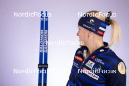 27.11.2023, Oestersund, Sweden, (SWE): Sophie Chauveau (FRA) - IBU World Cup Biathlon, photoshooting, Oestersund (SWE). www.nordicfocus.com. © Manzoni/NordicFocus. Every downloaded picture is fee-liable.