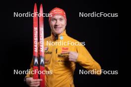 23.11.2023, Oestersund, Sweden, (SWE): Benedikt Doll (GER) - IBU World Cup Biathlon, photoshooting, Oestersund (SWE). www.nordicfocus.com. © Manzoni/NordicFocus. Every downloaded picture is fee-liable.