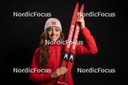 28.11.2023, Oestersund, Sweden, (SWE): Emily Dickson (CAN) - IBU World Cup Biathlon, photoshooting, Oestersund (SWE). www.nordicfocus.com. © Manzoni/NordicFocus. Every downloaded picture is fee-liable.