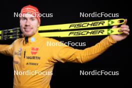 23.11.2023, Oestersund, Sweden, (SWE): Johannes Kuehn (GER) - IBU World Cup Biathlon, photoshooting, Oestersund (SWE). www.nordicfocus.com. © Manzoni/NordicFocus. Every downloaded picture is fee-liable.