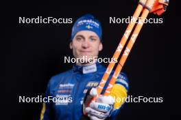 23.11.2023, Oestersund, Sweden, (SWE): Martin Ponsiluoma (SWE) - IBU World Cup Biathlon, photoshooting, Oestersund (SWE). www.nordicfocus.com. © Manzoni/NordicFocus. Every downloaded picture is fee-liable.