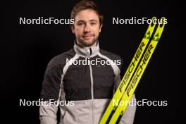 27.11.2023, Oestersund, Sweden, (SWE): Mikhail Usov (MDA) - IBU World Cup Biathlon, photoshooting, Oestersund (SWE). www.nordicfocus.com. © Manzoni/NordicFocus. Every downloaded picture is fee-liable.