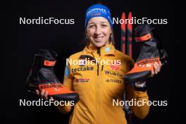 23.11.2023, Oestersund, Sweden, (SWE): Franziska Preuss (GER) - IBU World Cup Biathlon, photoshooting, Oestersund (SWE). www.nordicfocus.com. © Manzoni/NordicFocus. Every downloaded picture is fee-liable.