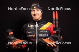 24.11.2023, Oestersund, Sweden, (SWE): Florent Claude (BEL) - IBU World Cup Biathlon, photoshooting, Oestersund (SWE). www.nordicfocus.com. © Manzoni/NordicFocus. Every downloaded picture is fee-liable.