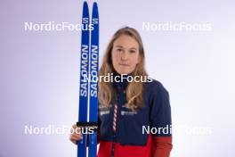 27.11.2023, Oestersund, Sweden, (SWE): Kelsey Joan Dickinson (USA) - IBU World Cup Biathlon, photoshooting, Oestersund (SWE). www.nordicfocus.com. © Manzoni/NordicFocus. Every downloaded picture is fee-liable.