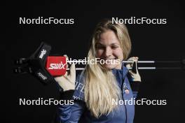 07.12.2023, Oestersund, Sweden (SWE): Jessie Diggins (USA) - FIS world cup cross-country, photoshooting, Oestersund (SWE). www.nordicfocus.com. © Modica/NordicFocus. Every downloaded picture is fee-liable.