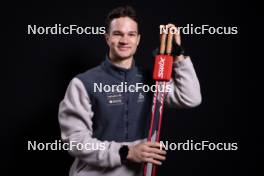 23.11.2023, Oestersund, Sweden, (SWE): Niklas Hartweg (SUI) - IBU World Cup Biathlon, photoshooting, Oestersund (SWE). www.nordicfocus.com. © Manzoni/NordicFocus. Every downloaded picture is fee-liable.