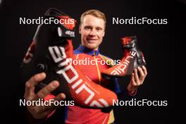 24.11.2023, Oestersund, Sweden, (SWE): Dimitrii Shamaev (ROU) - IBU World Cup Biathlon, photoshooting, Oestersund (SWE). www.nordicfocus.com. © Manzoni/NordicFocus. Every downloaded picture is fee-liable.