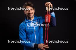 28.11.2023, Oestersund, Sweden, (SWE): Apostolos Angelis (GRE) - IBU World Cup Biathlon, photoshooting, Oestersund (SWE). www.nordicfocus.com. © Manzoni/NordicFocus. Every downloaded picture is fee-liable.