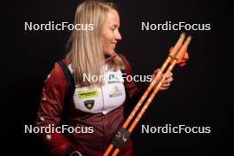 24.11.2023, Oestersund, Sweden, (SWE): Baiba Bendika (LAT) - IBU World Cup Biathlon, photoshooting, Oestersund (SWE). www.nordicfocus.com. © Manzoni/NordicFocus. Every downloaded picture is fee-liable.