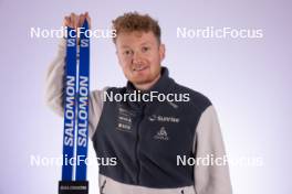 23.11.2023, Oestersund, Sweden, (SWE): Sebastian Stalder (SUI) - IBU World Cup Biathlon, photoshooting, Oestersund (SWE). www.nordicfocus.com. © Manzoni/NordicFocus. Every downloaded picture is fee-liable.