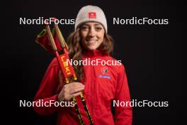 28.11.2023, Oestersund, Sweden, (SWE): Emily Dickson (CAN) - IBU World Cup Biathlon, photoshooting, Oestersund (SWE). www.nordicfocus.com. © Manzoni/NordicFocus. Every downloaded picture is fee-liable.