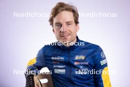 23.11.2023, Oestersund, Sweden, (SWE): Jesper Nelin (SWE) - IBU World Cup Biathlon, photoshooting, Oestersund (SWE). www.nordicfocus.com. © Manzoni/NordicFocus. Every downloaded picture is fee-liable.