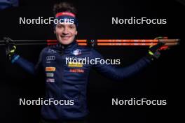 23.11.2023, Oestersund, Sweden, (SWE): Tommaso Giacomel (ITA) - IBU World Cup Biathlon, photoshooting, Oestersund (SWE). www.nordicfocus.com. © Manzoni/NordicFocus. Every downloaded picture is fee-liable.