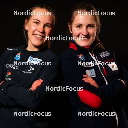 29.11.2023, Lillehammer, Norway (NOR): Ida Marie Hagen (NOR), Mille Marie Hagen (NOR) - FIS world cup nordic combined, photoshooting, Lillehammer (NOR). www.nordicfocus.com. © Thibaut/NordicFocus. Every downloaded picture is fee-liable.