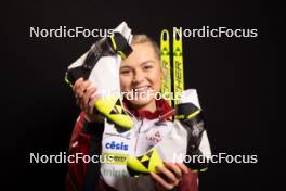 24.11.2023, Oestersund, Sweden, (SWE): Annija Sabule (LAT) - IBU World Cup Biathlon, photoshooting, Oestersund (SWE). www.nordicfocus.com. © Manzoni/NordicFocus. Every downloaded picture is fee-liable.