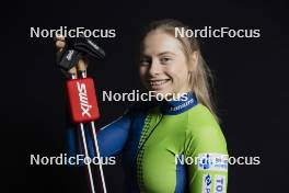 07.12.2023, Oestersund, Sweden (SWE): Anja Mandeljc (SLO) - FIS world cup cross-country, photoshooting, Oestersund (SWE). www.nordicfocus.com. © Modica/NordicFocus. Every downloaded picture is fee-liable.