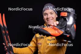 23.11.2023, Oestersund, Sweden, (SWE): Justus Strelow (GER) - IBU World Cup Biathlon, photoshooting, Oestersund (SWE). www.nordicfocus.com. © Manzoni/NordicFocus. Every downloaded picture is fee-liable.