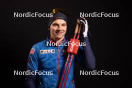 28.11.2023, Oestersund, Sweden, (SWE): Patrick Jakob (AUT) - IBU World Cup Biathlon, photoshooting, Oestersund (SWE). www.nordicfocus.com. © Manzoni/NordicFocus. Every downloaded picture is fee-liable.