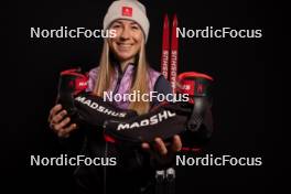 27.11.2023, Oestersund, Sweden, (SWE): Alla Ghilenko (MDA) - IBU World Cup Biathlon, photoshooting, Oestersund (SWE). www.nordicfocus.com. © Manzoni/NordicFocus. Every downloaded picture is fee-liable.